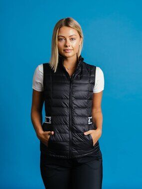 Black Alpine Down Vest